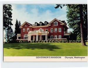 Postcard Governor's Mansion Olympic Washington USA