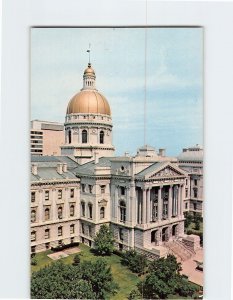 Postcard Indiana State Capitol Indianapolis Indiana USA