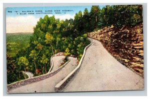 Vintage 1940's Postcard Walden's Ridge Dixie Highway Chattanooga Tennessee