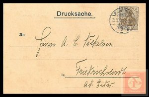 German Reichspost Postcard