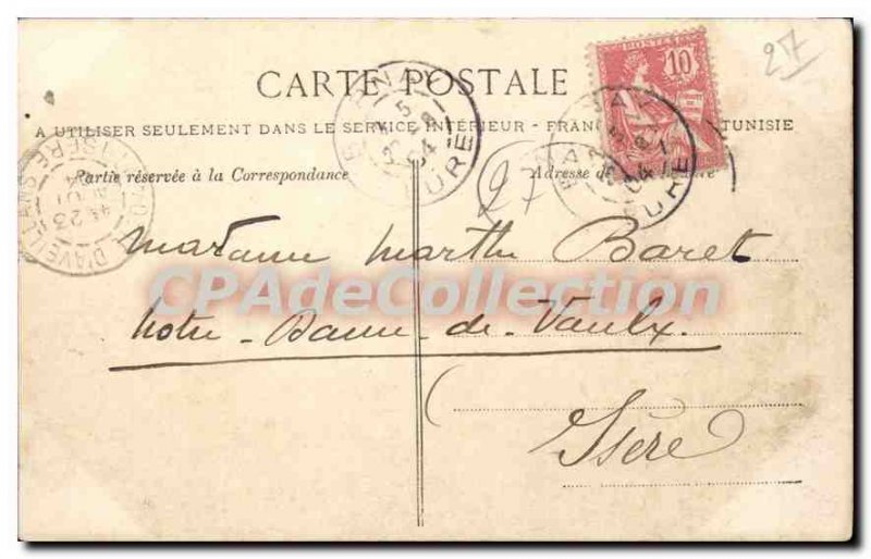 Old Postcard Bernay The Charentonne