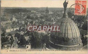 Old Postcard Towers I and L The Dome of the Basilica of St. Martin and genera...