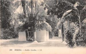 Biskra Algeria Landon Garden Scenic View Antique Postcard J53836