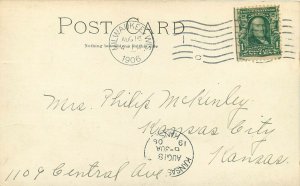 UDB Postcard; Hotel Pfister Cigar Stand, Milwaukee WI, Posted 1906 Curt Teich