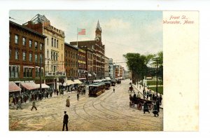 MA - Worcester. Front Street ca 1905