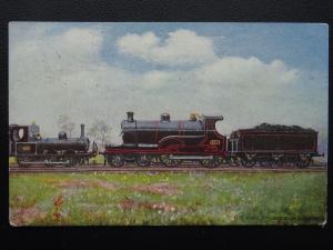 Official GS&WR SUNNYSIDE OF IRELAND LOCOMOTIVES 321 & 99 c1906 Postcard R.Tuck