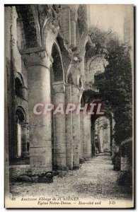 Old Postcard Abbey of Jumieges Notre Dame Church Down South Coast