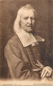 Fine art postcard painting Izaak Walton portrait