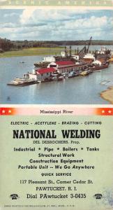 Pawtucket Rhode Island Welding Construction Advertising Non Postcard J76595