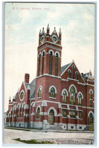 c1910's M.E. Church Exterior Roadside Marion Iowa IA Unposted Vintage Postcard 