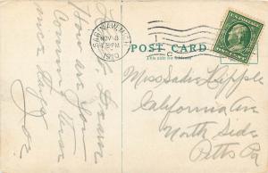 1907-15 Printed Postcard; Bancroft House Hotel, Saginaw MI Posted