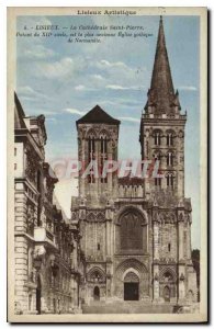 Old Postcard Artistic Lisieux Lisieux Cathedrale Saint Pierre Dating back to ...