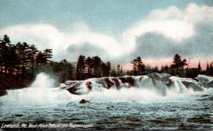 Maine Lewiston West Pitch Falls Of The Androscoggin