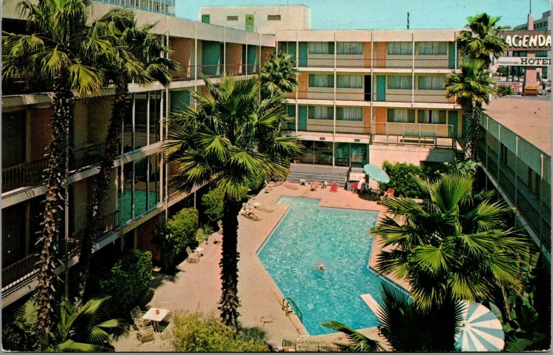 Vtg Los Angeles Airport Hacienda International Hotel El Segundo CA Postcard