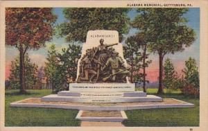 Pennsylvania Gettysburg Alabama Memorial1969