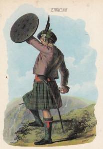 Murray Scottish Kilt Fashion Scotland Postcard