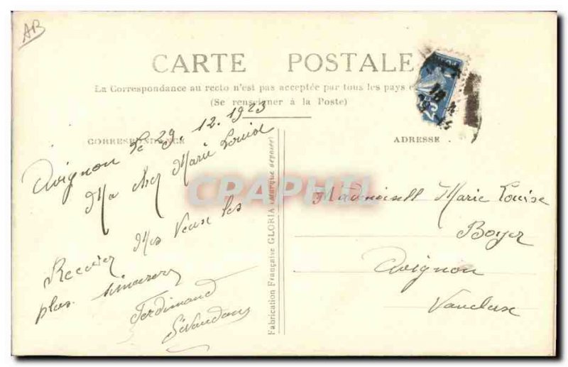 Old Postcard Fantasy Flowers Toil?e