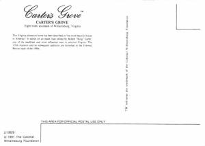 Carter's Grove - Williamsburg, Virginia