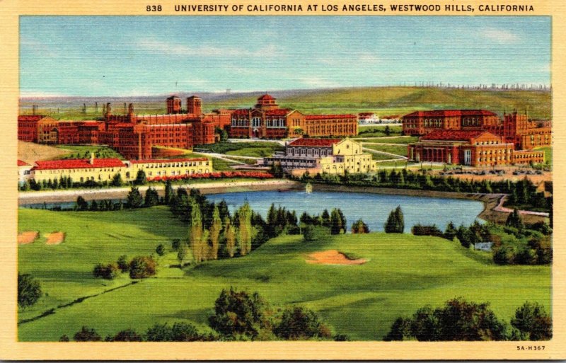 California Westwood Hills University Of California At Los Angeles Curteich