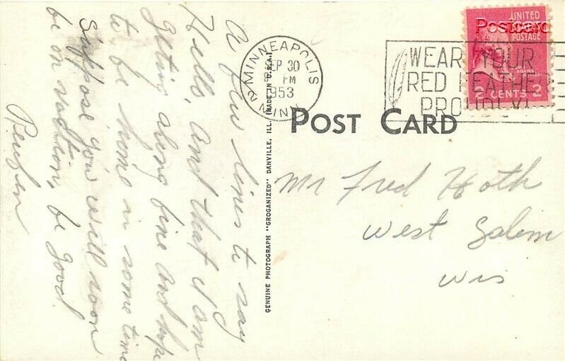 MN, Minneapolis, Minnesota, Veterans Administration Office, RPPC