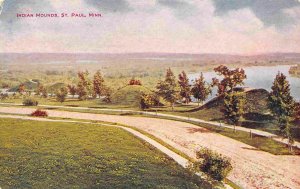 Indian Mounds St Paul Minnesota 1910c postcard