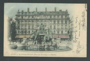 1902 PPC Lyon Paris The Fountain Bartboldi UDB