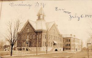 Carthage New York Public School Real Photo Antique Postcard K88158