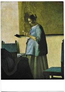 Rilke Museum Amsterdam Young Woman Reading Letter Vermeer (1632-1675) 4 by 6 siz