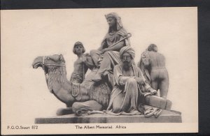 London Postcard - The Albert Memorial, Africa  RS4025