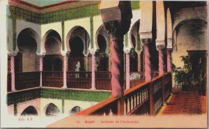 Algeria Algiers, Alger Interieur de l'Archeveche Vintage Postcard C157