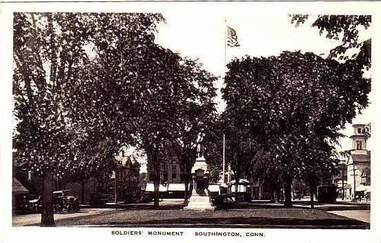 Connecticut Southington Soldiers Monument Albertype