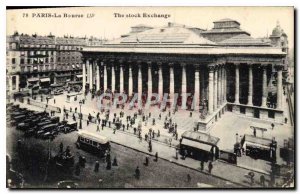 Postcard Old Paris Bourse