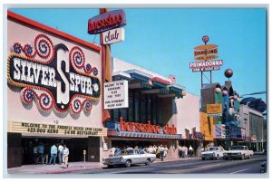 Reno Nevada NV Postcard South Virginia Street Biggest Little City c1960s Vintage