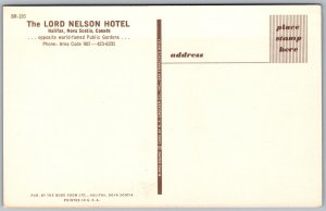 Vtg Halifax Nova Scotia Canada Lord Nelson Hotel 1970s View Old Card Postcard