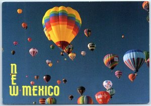 Postcard Hot Air Ballooning New Mexico USA North America