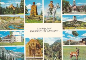 Greetings From Thermopolis Wyoming Multi View
