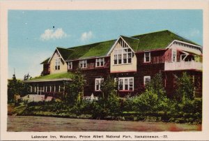 Lakeview Inn Waskesiu SK Prince Albert National Park Saskatchewan Postcard H38