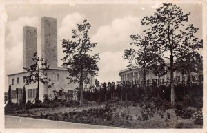 RPPC EAST GATE OF STADIUM BERLIN GERMANY OLYMPICS REAL PHOTO POSTCARD (1936)