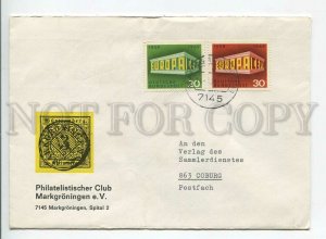 446115 GERMANY 1969 year philatelic advertising Europa CEPT