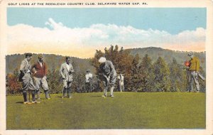 Delaware Water Gap Pennsylvania Golf Links, Reenleigh Country Club Color Litho P