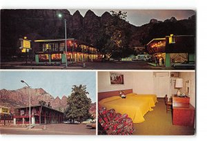 Springdale Utah UT Vintage Postcard Pioneer Lodge Motel