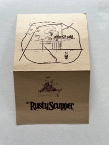 Vintage 80s The Rusty Scupper Lunch & Dinner Menu Baltimore Maryland  