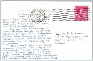 Mrs. Thomas A. Edison Portrait 1963 RPPC Real Photo Postcard