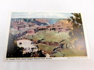 Vintage At Yavapai Point, Grand Canyon National Park Fred Harvey Postcard P30 