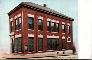 Postcard Maine Savings Bank in Portland, Maine