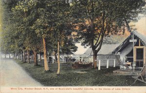 White City, Windsor Beach New York Rochester Lake Ontario 1910s Vintage Postcard