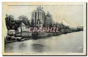 Old Postcard Sable sur Sarthe Sarthe Abbaye Saint Pierre de Solesmes