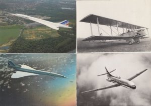 COMMERCIAL AIRCRAFT 76 Postcards pre-1980 with Lot AIR FRANCE (L3881)