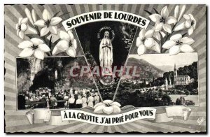 Modern Postcard Souvenir of Lourdes