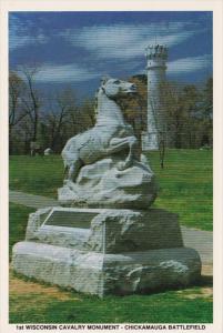 Tennessee Chattanooga 1st Wisconsin Cavalry Monument Chickamauga-Chattanooga ...